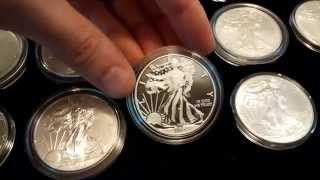 Complete American Silver Eagle Set 19862015 Coin Collection [upl. by Ruyle]