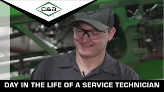 A Day in the Life of a John Deere Service Technician at C amp B [upl. by Rohpotsirhc850]