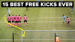 15 BEST FREE KICKS EVER [upl. by Onaled]