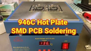 946C Hot Plate SMD PCD Soldering [upl. by Leelahk]