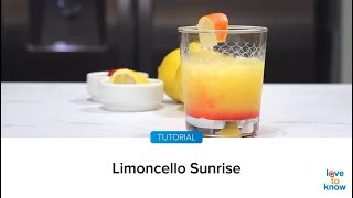 Limoncello Sunrise Recipe [upl. by Aneert86]