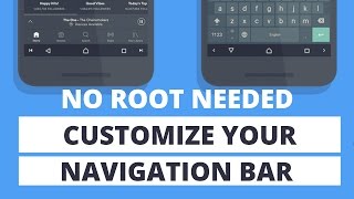 Customize Navigation Bar Without ROOT  New Nougat Hidden Feature [upl. by Urien277]