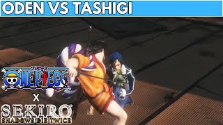 ONE PIECE x SEKIRO SHADOWS DIE TWICE  TRAFALGAR LAW VS TASHIGI  FULL FIGHT  COMBAT [upl. by Cade]