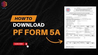 How to Download PF Form 5a and Allotment Letter  PFform5a StatutorySolution [upl. by Tesler]