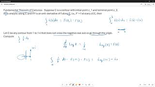 Complex Fundamental Theorem of Calculus [upl. by Ertsevlis]