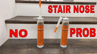 Vinyl plank stair nose adhesive [upl. by Euv]