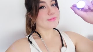 ASMR Examination of the cranial nerves ASMR Examen de los nervios craneales 👄👂👃👁️✋ [upl. by Shaw499]