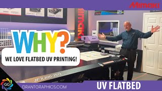 Mimaki Flatbed UV Printing JFX2002513 [upl. by Ecerahs]