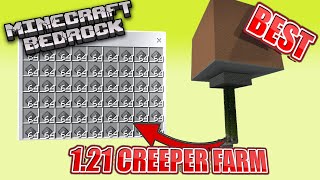 BESTE 121 CREEPER FARM TUTORIAL in Minecraft Bedrock Deutsch ¦ DaedalCraft [upl. by Morris965]