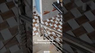 Steel jeena railing shortsfeed trending shortvideo shorts reels viralvideo trending [upl. by Leeke]