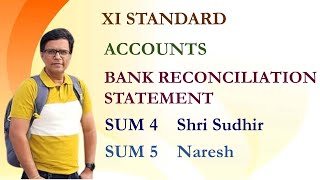 Bank Reconciliation Statement  Class 11 Accounts  Gujarat Board  Shri Sudhir  Naresh  GSEB [upl. by Nallac]