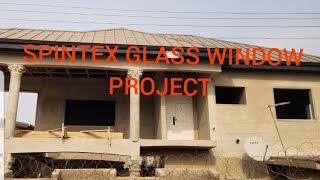 Building in Ghana 🇬🇭 Inbuilt Burglar proof sliding Window  Episode 1 [upl. by Oregolac]