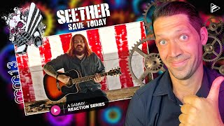 LOVE THE CONCEPT OF THIS Seether  Save Today Reaction MM Series 12 [upl. by Lidia]