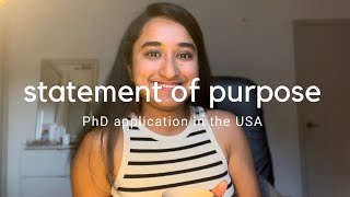 How to write a Statement of Purpose PhD application [upl. by Gorden]