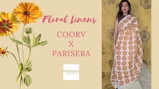 Linen sarees from Coorv diwalisareescollections linensarees lightweightsarees [upl. by Amliw]