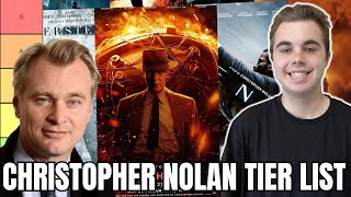 All 12 Christopher Nolan Films Ranked w Oppenheimer  Tier List [upl. by Iren]