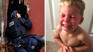 Police Break into Abandoned House and See Little Boy Crying in the Corner [upl. by Sherrard]