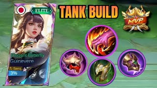 FULL TANK BUILD GUINEVERE JUNGLE GAMEPLAY 2024  MOBILE LEGENDS [upl. by Powel819]