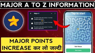 MAJOR LATEST AND A TO Z INFORMATION  Major Increase कर लो जल्दी 🔥 [upl. by Snevets]