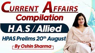 Current Affairs Places in News  Part 1  HPAS 20th august  By Oshin Sharma [upl. by Keever]