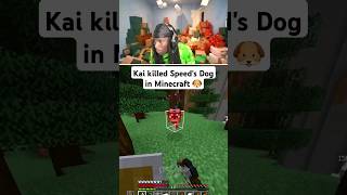 KAI KILLED SPEEDS DOG IN MINECRAFT🐶 minecraft ishowspeed kaicenat [upl. by Twum]