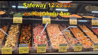 4K Visiting Safeway on 122923 at Kapahulu Ave in Honolulu Oahu Hawaii [upl. by Leribag]