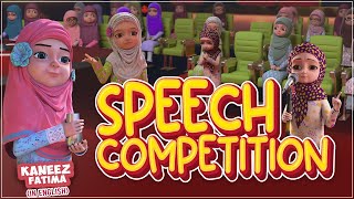 Speech Competition  Islamic Cartoon  Kaneez Fatima Cartoon in English [upl. by Popper]