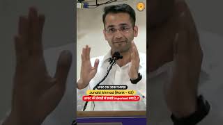 Junaid Ahmads Proven Strategy to Become an IAS Officer  UPSC IAS Toppers Talk motivation upsc [upl. by Nolek]