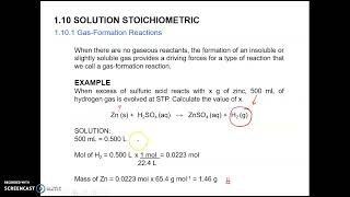 PRERECORDED CHM092 2021 TOPIC 1 W3 110 Solution Stoichiometric [upl. by Topliffe]