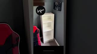 IKEA BILLY BOOKCASE HACK ikea ikeahacks [upl. by Libnah405]