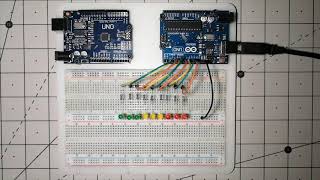 Faire un chenillard de 9 Leds avec un Arduino Uno [upl. by Avrom]