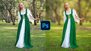 How To Blur Backgrounds in Photoshop FAST amp EASY [upl. by Mcwilliams803]