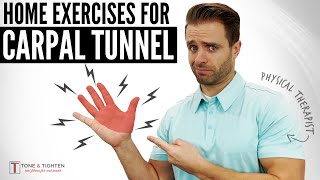 WORKS FAST 8 Home Exercises To Fix Carpal Tunnel Symptoms [upl. by Ceevah762]