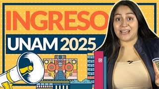 Ingreso a la UNAM en 2025  Fechas examen y tips de ingreso [upl. by Esiole]