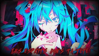 『Nightcore  Paroles』Dans ta tête [upl. by Gunar]