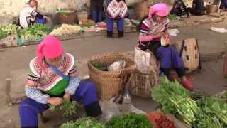 Chine  Yunnan Yuanyang Market [upl. by Ursola]