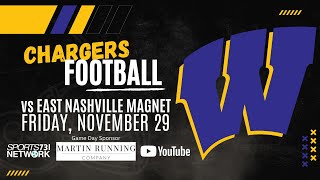 Westview Chargers Football vs East Nashville Magnet [upl. by Eseer649]