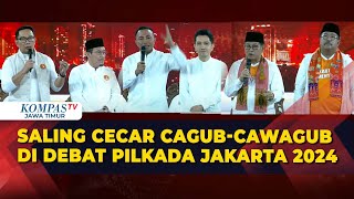 Full Debat Pilkada Jakarta 2024 Cagub amp Cawagub Jakarta Singgung Pandemi Hingga Gen Z [upl. by Nale]