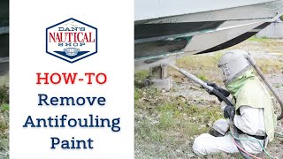 How to Remove Antifouling Paint JampJ Wet Blast [upl. by Marentic]