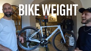 We weighted the bikes in Mallorca Canyon Pinarello Colnago and more all on the scale of truth [upl. by Okimuk]