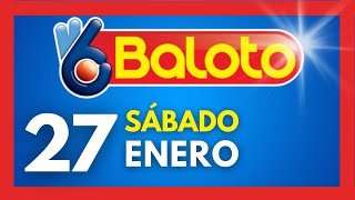 Resultados del BALOTO REVANCHA del sabado 27 de ENERO de 2024 💫✅💰 [upl. by Gwen]