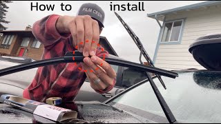 ★★★★★ How to Install Bosch Windshield Wiper Blades  ICON DirectConnect Tutorial Toyota Highlander [upl. by Cohen]