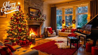 RELAXING CHRISTMAS AMBIENCE 2024 Soft Piano Music Top Christmas Songs for Relax Sleep Study [upl. by Yoj618]