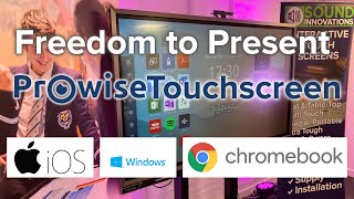 Prowise Touchscreens Freedom to present for Education amp Boardrooms 2020 [upl. by Rehpotirhc]