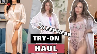 Sexy Sleepwear Try on Haul  Robe and Pajama  Hotouch ft Dani Marie [upl. by Elwin]