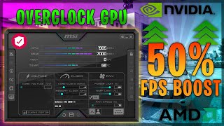 How to Overclock your Nvidia amp AMD GPU Safely to Boost Performance [upl. by Tada]