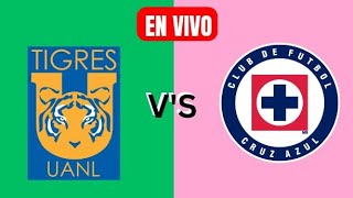 Cruz Azul vs Tigres UANL fútbol en vivo Mexico Liga MX 2024 [upl. by Caasi]