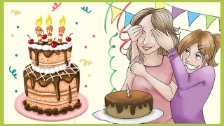 قصص للمبتدئين  Story  Short Stories for Kids  The birthday cake [upl. by Lindell]