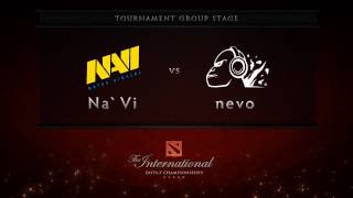 NaVi vs Nevo  Group Stage  Dota 2 International [upl. by Nanah]