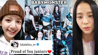 Famous Reaction On BabyMonster Record Breaking song ‘SHEESH’ [upl. by Bedad]